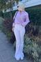 Mad Girls Lilac Oversize Shirt Mg1369 - 4