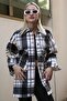 Black Plaid Women's Shirt MG1915 - 2