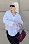Mad Girls White Oversize Shirt Mg1369