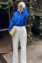 Mad Girls Cobalt blue Oversize Shirt Mg1369 - 4