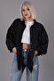 Anthracite Oversize Shirt Jacket Mg1562 - 5