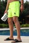 Neon Green Basic Swim Shorts 4262 - 3