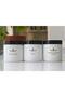 3-Piece White Plastic Organizer Cotton-ear Cotton-make-up Cleansing Cotton Jar 500 ml - 4