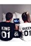 King Queen Prince Printed Family T-Shirt (Single Product, Combinable Prices Are Separate)