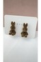 Special Design, Plush Rabbit Earrings, Couple Earrings, Light Coffee Earrings, Gift Wrapped - 3
