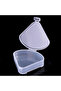 1Pc Plastic Box Case For Triangle Puff Transparent Sponge Puff Portable Travel Cosmetic Bags Cosm... - 4