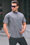Smoked Zipper Collar Men's T-Shirt 5858