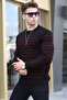 Black Striped Crew Neck Knitwear Sweater 5992 - 3