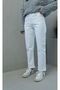 White Mom Jean Super High Waist No Show Women's Pants
