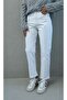 White Mom Jean Super High Waist No Show Women's Pants - 3