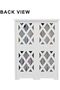 White Pvc Small Bookcase And End Table – Compact Shelf For Living Room, Bedroom, Office, Dorms - 3