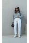 White Mom Jean Super High Waist No Show Women's Pants - 5