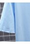 Unisex Oversize T-Shirt with Blue Milano Print - 6