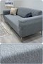 Jacquard 3-Seater Sofa Cover, Sofa Bed Sofa Cover Gray Color (PRODUCT CONTENT 1PCS)