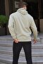Mint Green Hooded Embroidered Men's Sweatshirt 6145 - 2