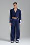 Women's Applique Detailed Design Crop Blazer Jacket - 5