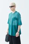 Washable pocket detailed Oversized t-shirt oil - 5