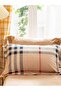Beige Duvet Cover Set 100% Cotton Fitted Sheet - 3