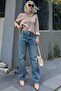 Blue Straight Fit Women's Jean MG2034 - 5