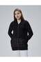 Women's Lace Bomber Jacket - Black - 8