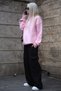 Women's Black Wide Leg Cargo Pocket Sweatpants Mg1615 - 4