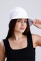 Uv 50+ Sun Protection Women's Visor Bucket Hat with Bow Detail - Adjustable Summer Hat - 2