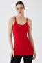 Cotton Lycra Long Women's Undershirt with Rope Straps 2025 - Length That Covers the Hips - 2