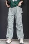 Mint Green Parachute Jogger Women's Trousers Mg1726 - 3
