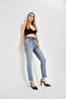 Women's High Waist Stretch Fabric Slim Mom Jeans Pants - 6