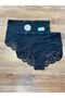 Breathable Special Mold High Waist Lace up Recovery Panties 3 Pack - 3