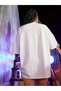 T-Shirt Letter Printed, Round Neck, Casual Sports Style, Street Fashion Top, Hip-Hop Tee for Women - 2