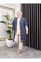 Women's Seasonal Fringed and Openwork Cotton Knitwear Cardigan - 3