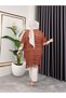 Women's Seasonal Fringed and Openwork Cotton Knitwear Cardigan - 2