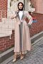Ethnic Patterned Kimono Set Beige 19251 - 3