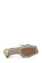 Derona2 3Fx Blue Women's Heeled Slippers - 6