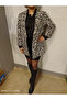 Leopar desenli blazer ceket - 7