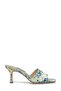 Derona2 3Fx Blue Women's Heeled Slippers