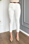 Women's Skinny Leg Belted Trousers 4577 - 6