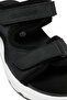 UMORE 3FX Black Women's Thick Sole Sandals - 7