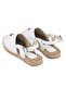 Genuine Leather Embroidered Women's Handmade Espadrille - 5