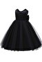 Girl's Black Pearl Design Dress - 3