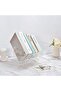 Clear Acrylic Mini Bookshelf – Small Desktop Organizer Shelf for Books, CDs, Magazines, Office Use - 5