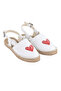Genuine Leather Embroidered Women's Handmade Espadrille