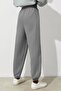 Women's Painted Gray Comfort Fit Sweatpants Mg1353 - 2