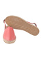 Genuine Leather Pomegranate Flower Women's Handmade Espadrille - 5