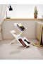 Large Clear Acrylic 3-Tier Bookshelf – Modern Leaning Wall Bookcase and Decorative Storage Rack - 2