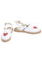 Genuine Leather Embroidered Women's Handmade Espadrille - 3