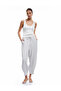Modal Fabric Elastic Waist Tie Pocket Balloon Fit Pants
