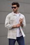 Gray Patterned Regular Fit Men's Shirt 6722 - 2