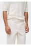 Regular fit keten pantolon - 5